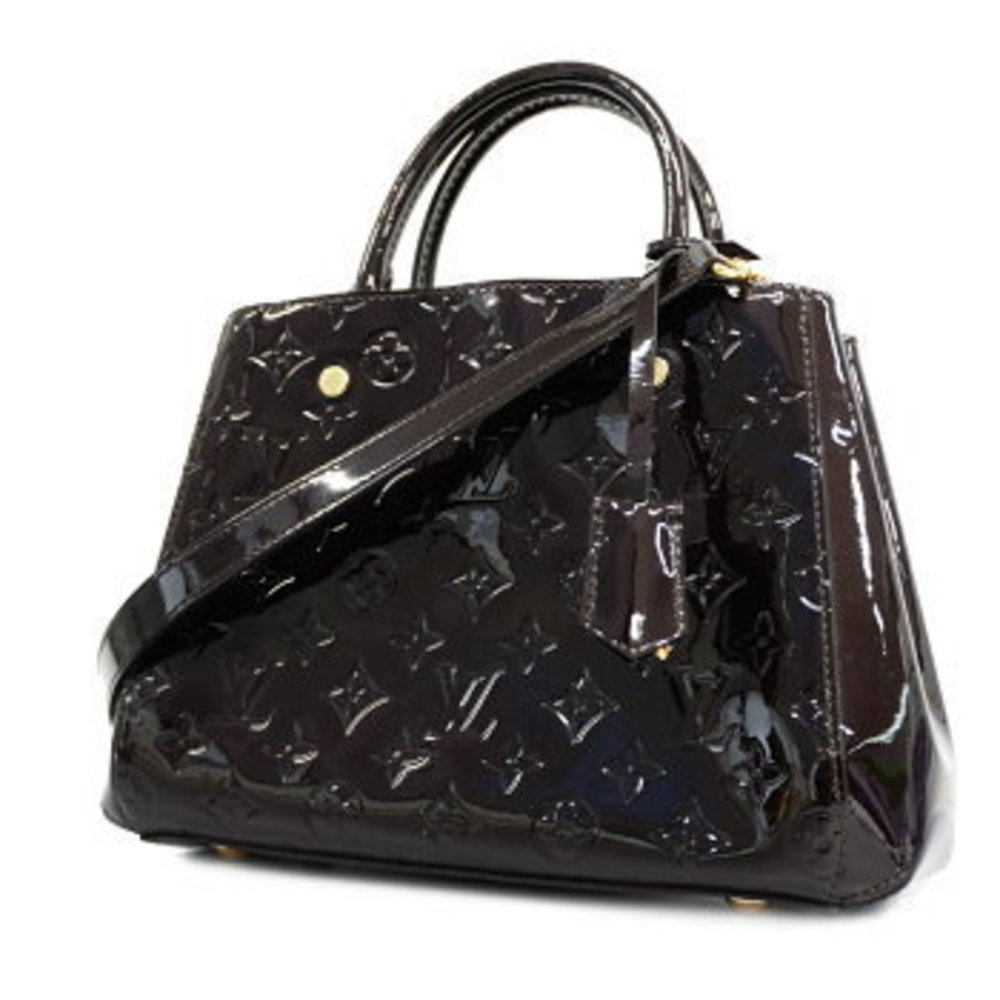 Louis Vuitton Monogram Vernis Montaigne BB Handbag